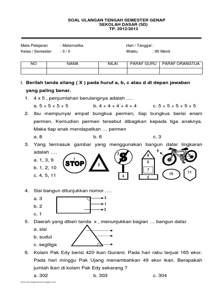 Soal Matematika Kelas 3 Sd Semester 1 Kurikulum 2013 Pdf Dalchaebi Soal Matematika Kelas 3 Sd Semester 1 Kurikulum 2013 Pdf Dalchaebi