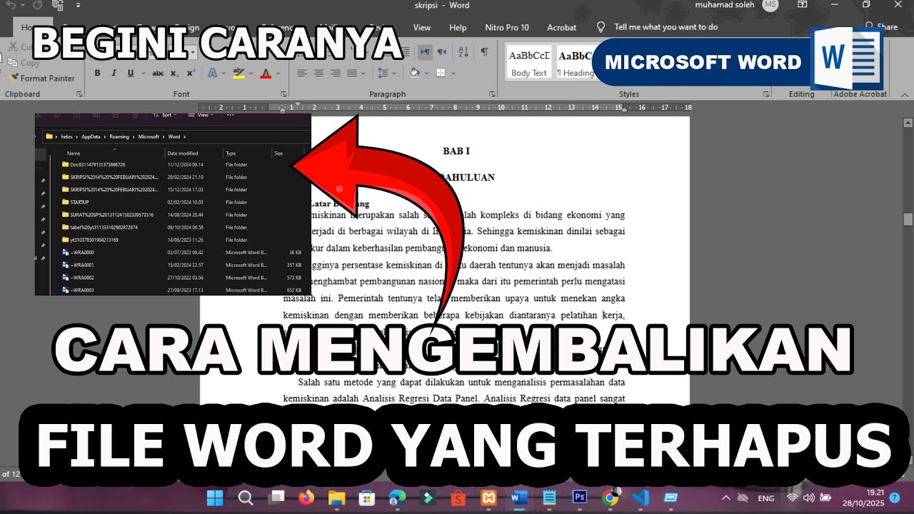 Akhirnya Terungkap 5 Cara Mengembalikan File Word yang Berubah Menjadi File PV Terbukti Ampuh