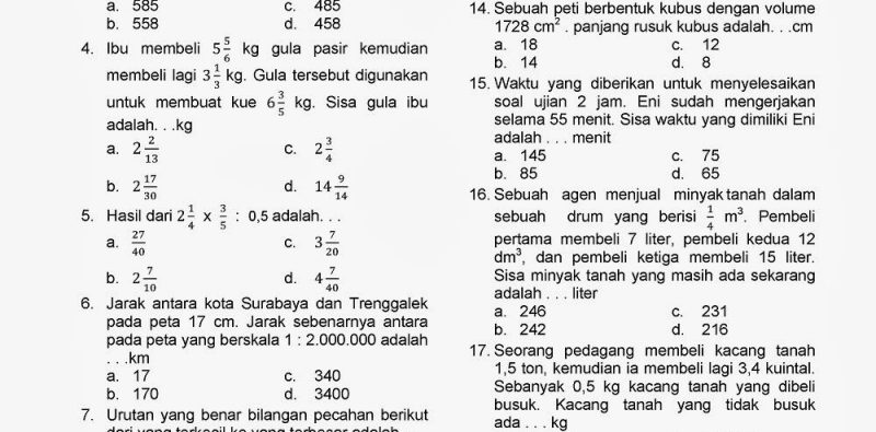 Rahasia Nilai Sempurna dengan 5 Bank Soal Matematika Kelas 6 Semester 1 Terlengkap 2026