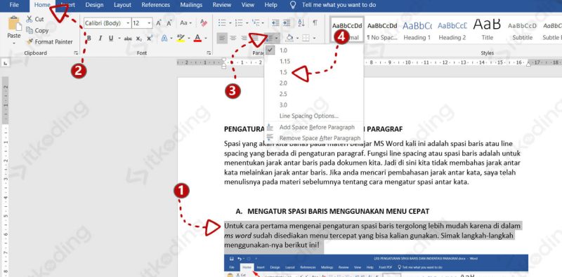 Ternyata Ini Cara Mengatur Microsoft Word Agar Spasi Tidak Berubah Ketika Dipindahkan