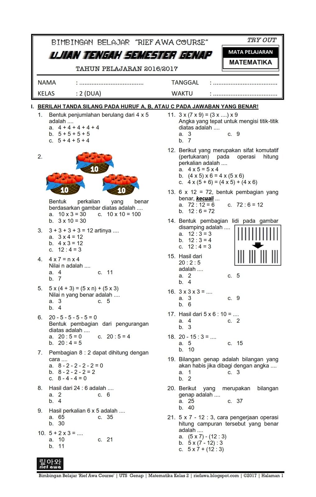 Wajib Tahu! 50 Bank Soal Matematika Kelas X Semester 1 Kurikulum 2013 Tahun 2026