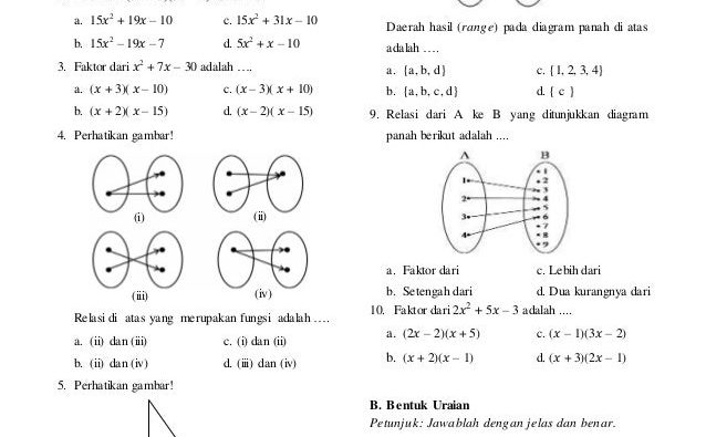 Wajib Tahu! 50 Bank Soal Matematika Peminatan Kelas X Semester 1 Kunci Jawaban 2026