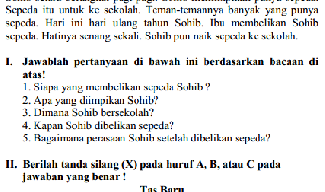 10 Contoh Soal Bahasa Indonesia Kelas 11 Semester 1 K13 Cerpen yang Sering Muncul di Ujian