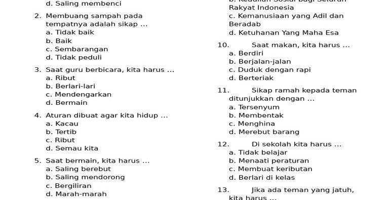 5 Soal Pilihan Ganda PKN Bab 2 Kelas 10 Paling Sering Keluar di 2026, Wajib Hafal!