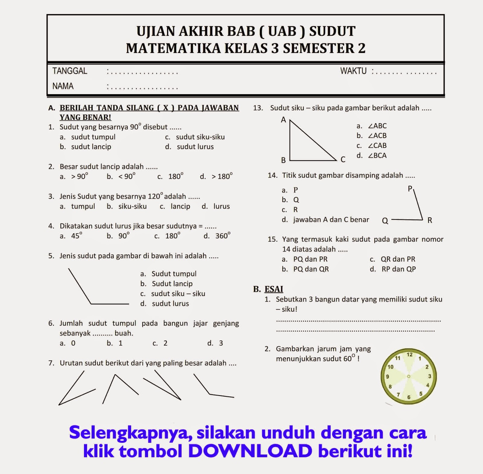 5 Trik Jitu Kuasai Soal UTS TIK Kelas 1 SD Semester 2 yang Jarang Diketahui