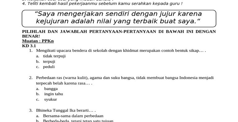 7 Contoh Soal Kelas 2 Tema 5 Subtema Kependidikan Wajib Hafal di 2026