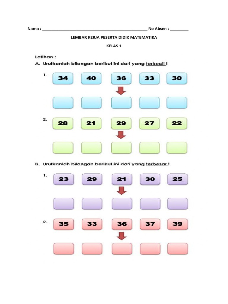 Matematika Kelas 4 Sd Membaca Dan Menulis Bilangan Cacah Sampai - Free Matematika Kelas 4 Sd Membaca Dan Menulis Bilangan Cacah Sampai - Free