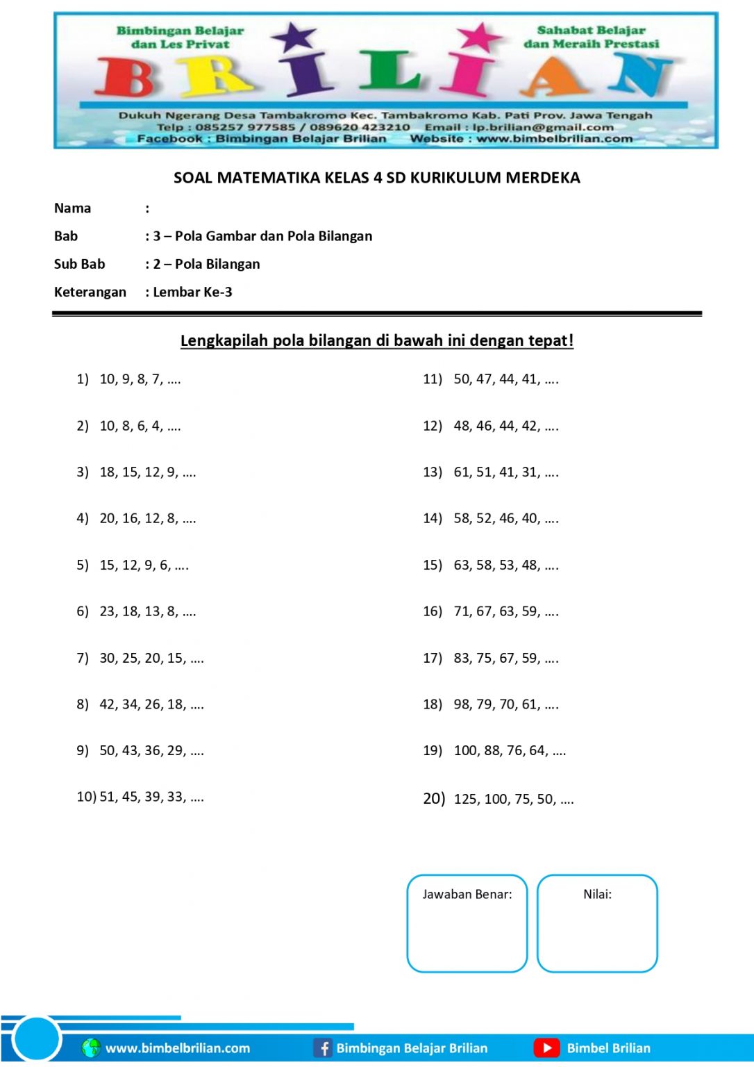 Diam, Duduk, Patuh: Soal Matematika Kelas 4 SD Semester 2 Ternyata Bagian dari Hidden Curriculum
