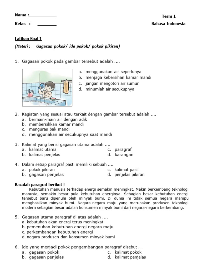 7 Cara Seru Latihan Soal Ide Pokok untuk Kelas 3 SD Agar Anak Paham Tanpa Bosan