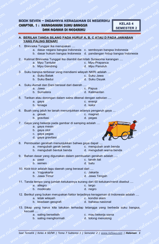 7 Rahasia Kumpulan Soal Uraian Kelas 4 Tema 7 yang Bikin Nilai Pancasila Meningkat