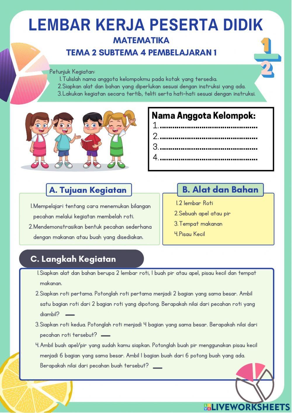 Inilah 15 Contoh Soal Kelas 2 Tema 6 yang Wajib Dikuasai Sebelum Ulangan, Ternyata Banyak yang Salah!