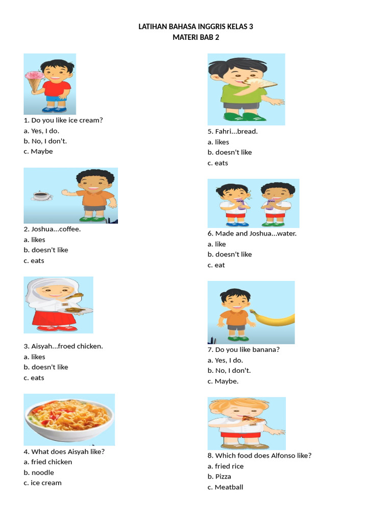 Rahasia latihan soal inggris kelas 3 i want a sandwich please Bikin Anak Kuasai Bahasa
