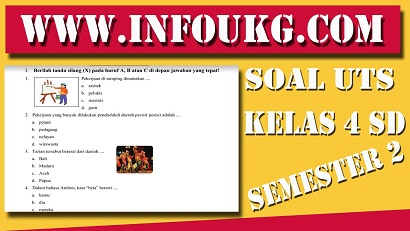 Download SOAL UTS Kelas 4 SD Semester 2 Kurikulum 2013 Revisi 2017 Download SOAL UTS Kelas 4 SD Semester 2 Kurikulum 2013 Revisi 2017