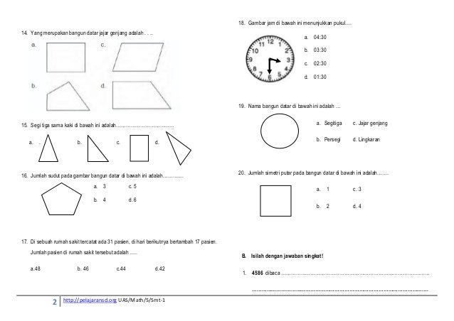 7 Rahasia Contoh Soal Matematika Kelas 1 SMP tentang Mengenal Bangun Datar Wajib Dikuasai 7 Rahasia Contoh Soal Matematika Kelas 1 SMP tentang Mengenal Bangun Datar Wajib Dikuasai