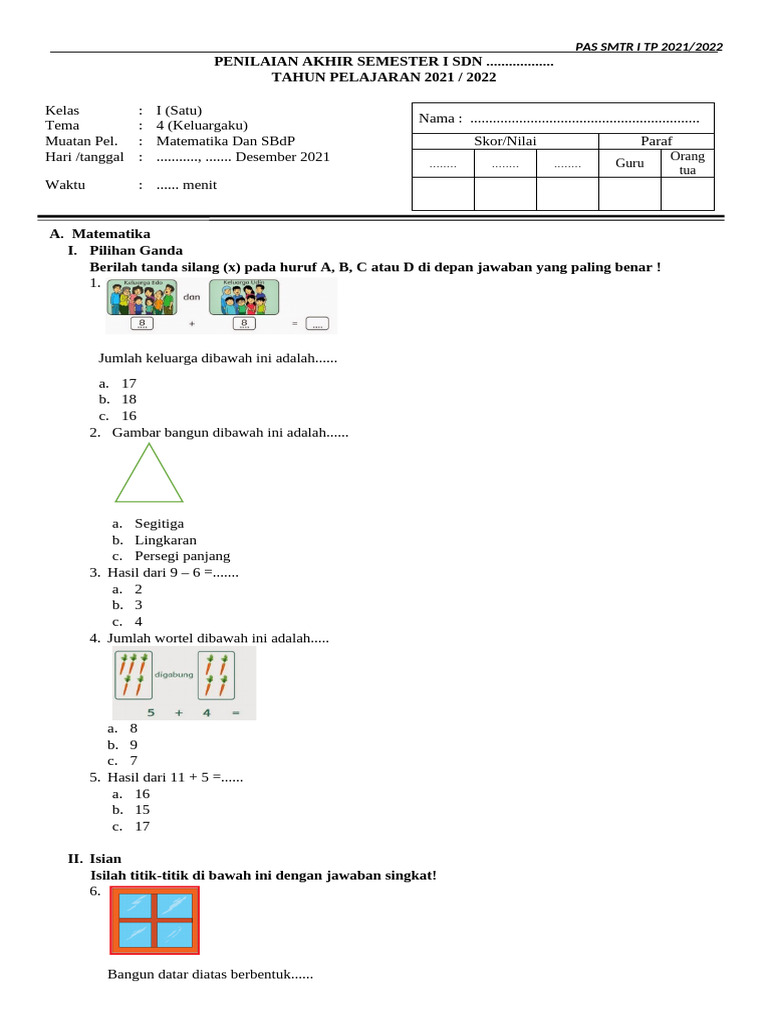 7 Rahasia Contoh Soal Matematika Kelas 1 Tema 4 yang Bikin Anak Sukses di OMI IPAS 2026