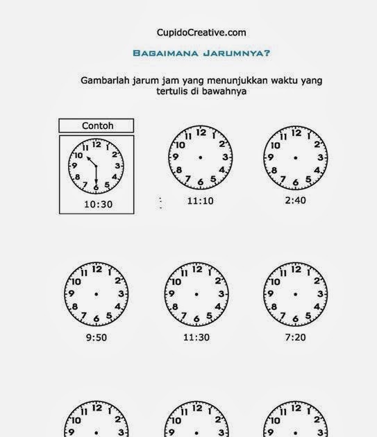 7 Rahasia Contoh Soal Matematika Kelas 1 Tentang Jam yang Bikin Anak Cepat Paham