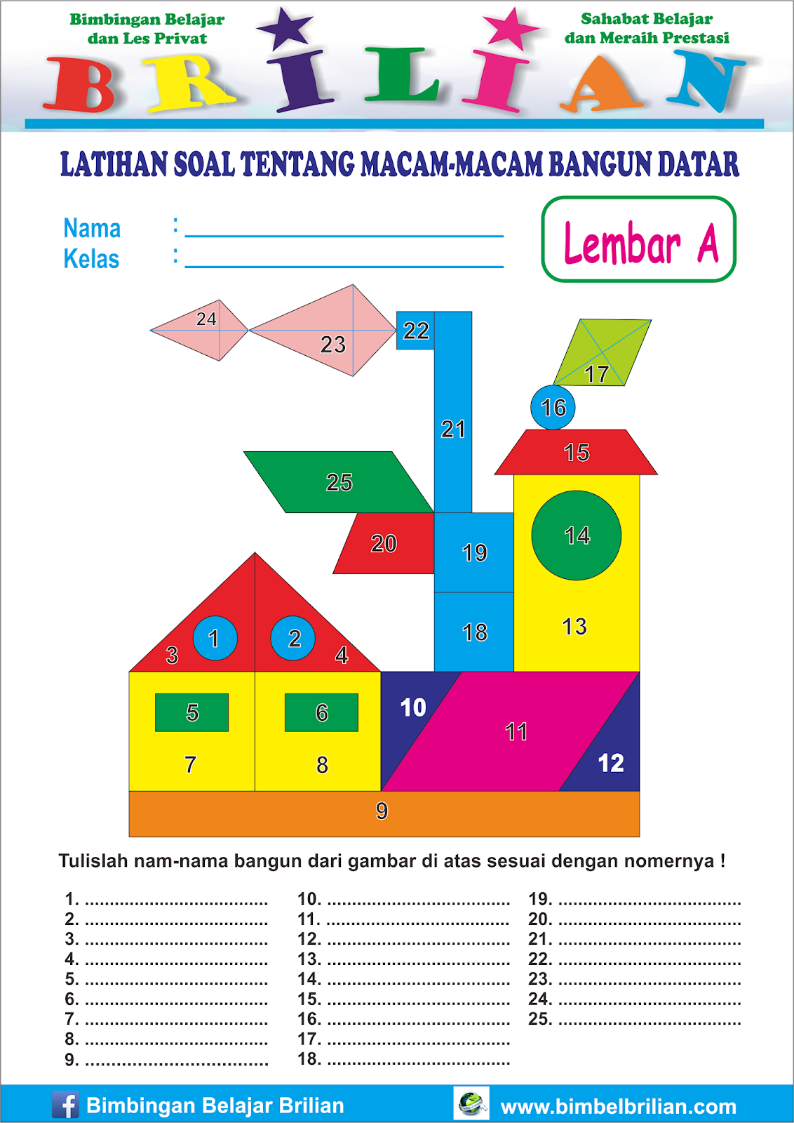 7 Rahasia Cepat Jawab Soal Matematika Kelas 1 SD Bangun Datar Agar Anak Langsung Pintar