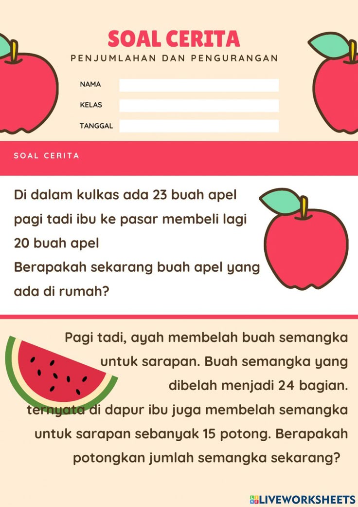 Rahasia Cepat Jawab Soal Cerita Penjumlahan dan Pengurangan Kelas 1 Agar Anak Juara