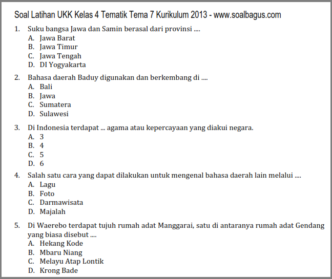 Rahasia Lulus Nilai Sempurna Lewat Kumpulan soal pts kelas 4 tema 7 semester 2 2018 2019 Rahasia Lulus Nilai Sempurna Lewat Kumpulan soal pts kelas 4 tema 7 semester 2 2018 2019