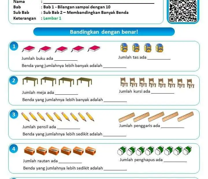 Wajib Tahu! Ternyata Soal Perbandingan Kelas 1 SD Kini Banyak Dicari di Media Sosial